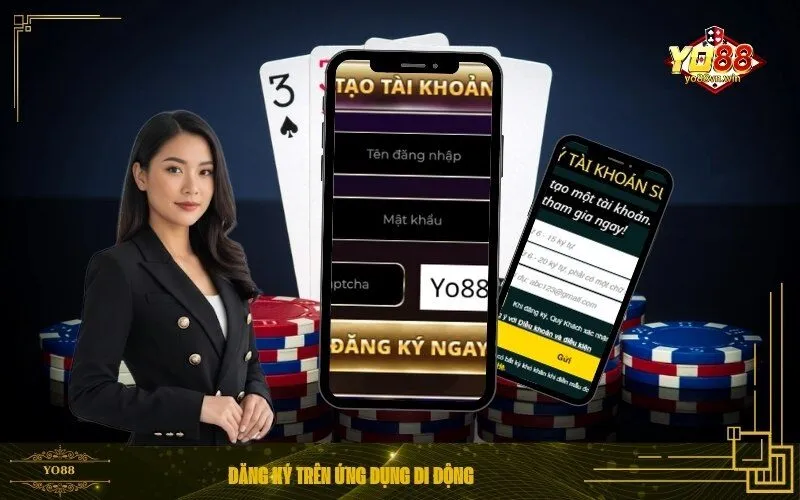 Đăng ký trên ứng dụng di động