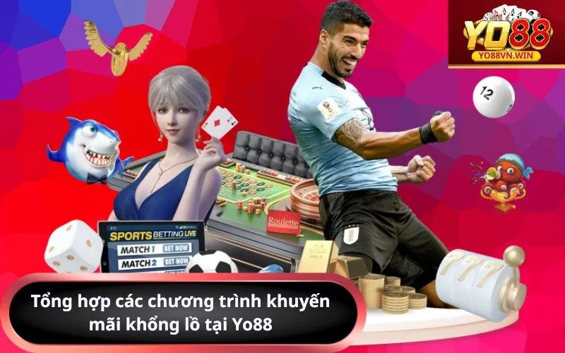 Tổng hợp các chương trình khuyến mãi khổng lồ tại Yo88